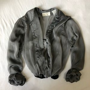 Grey/Metallic one piece